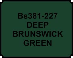Deep Brunswick Green BS381 227 Aerosol Paint